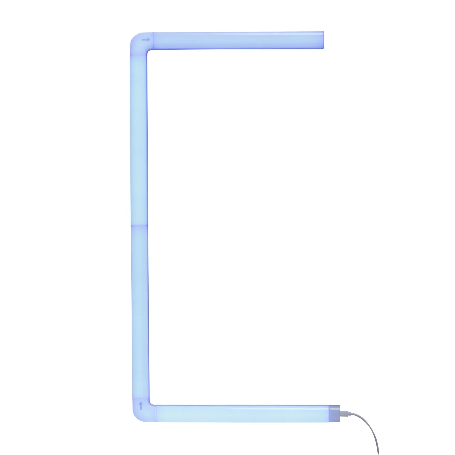 RGB Neon Tube Wall Light with Remote, Light Reacts to Music, Tubes Allow Different Configurations