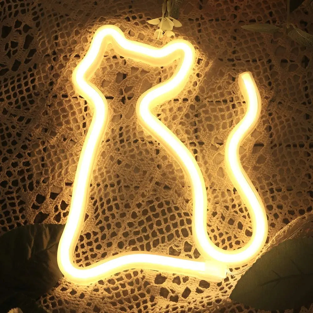 Usb/Battery LED Neon Sign Lights Party Wall Art Decor Room Bar Beer Neon Lamps Wall Hanging Neon Signs Musical Note Night Lights