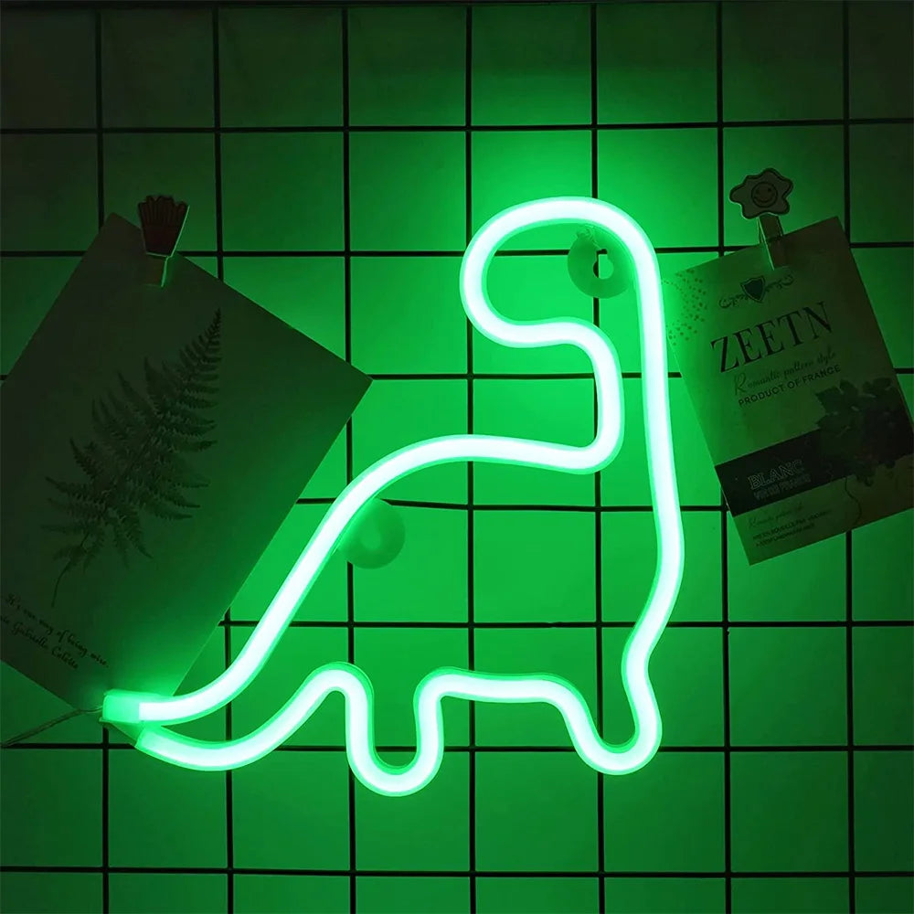 Usb/Battery LED Neon Sign Lights Party Wall Art Decor Room Bar Beer Neon Lamps Wall Hanging Neon Signs Musical Note Night Lights