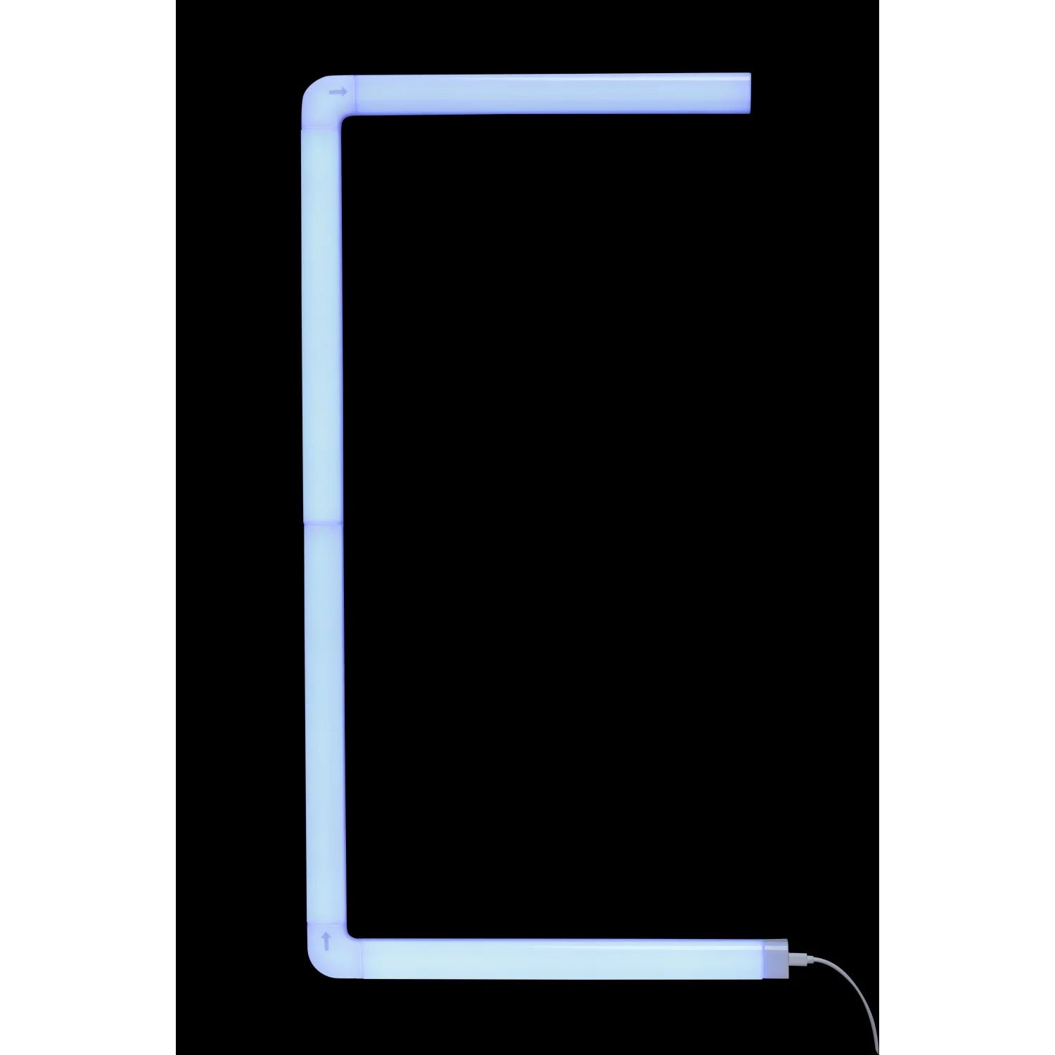 RGB Neon Tube Wall Light with Remote, Light Reacts to Music, Tubes Allow Different Configurations